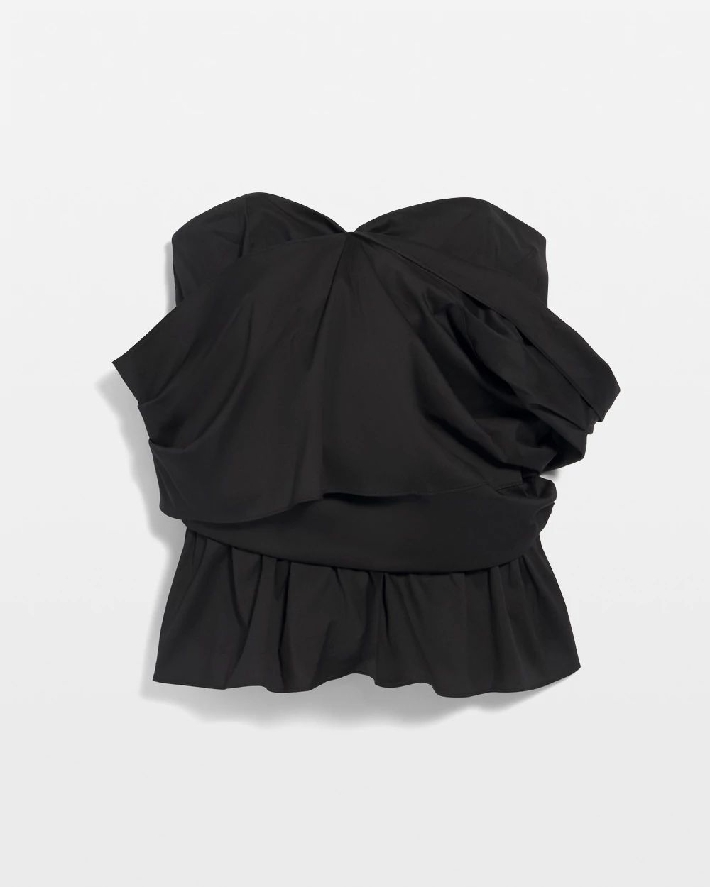 Off-the-Shoulder Poplin Bustier | White House Black Market